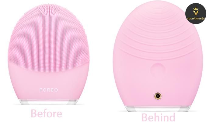 May rua mat Foreo Luna 3 mau hong - mat truoc sau
